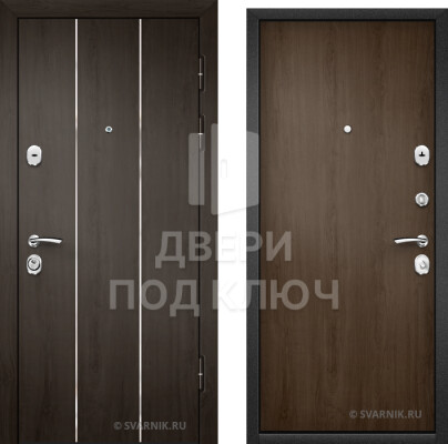 Металлическая входная уличная дверь на заказ ДПК-4255