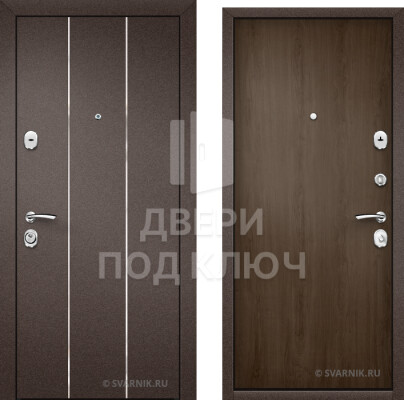 Железная входная дверь со скрытыми петлями ДПК-13045